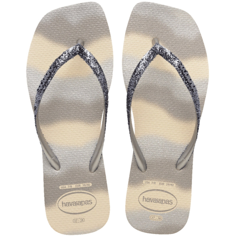 Havaianas Square Glitter Party Prata