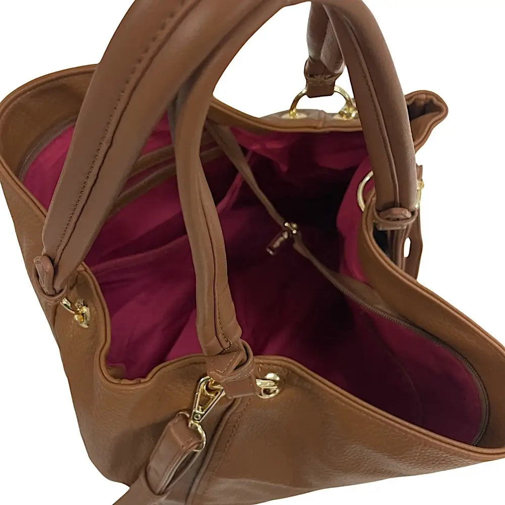 Bolsa Hobo Grande Caramelo - Acessorio de Moda - Estilo