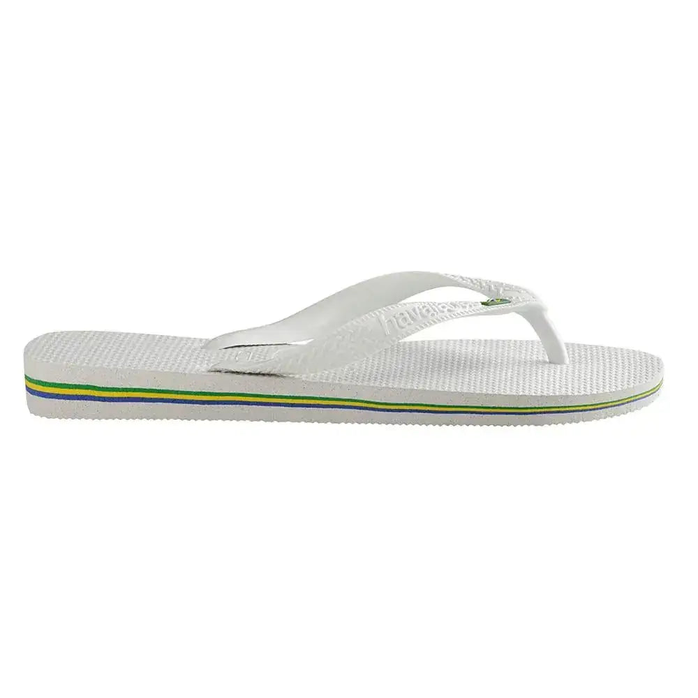 Havaianas Brasil Branca - Acessorio de Moda - Estilo Couro