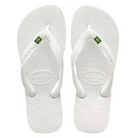 Havaianas Brasil Branca - Acessorio de Moda - Estilo Couro