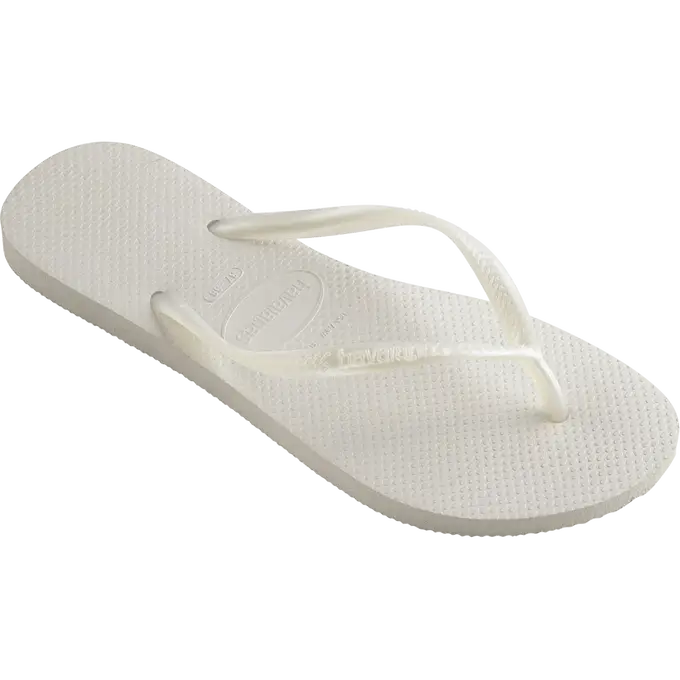 Havaianas Slim Branca - Acessorio de Moda - Estilo Couro