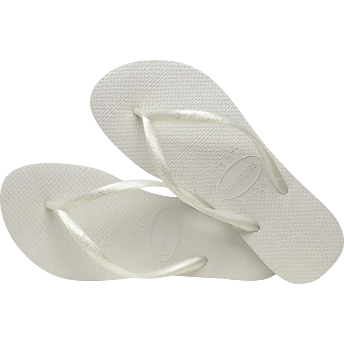 Havaianas Slim Branca - Acessorio de Moda - Estilo Couro