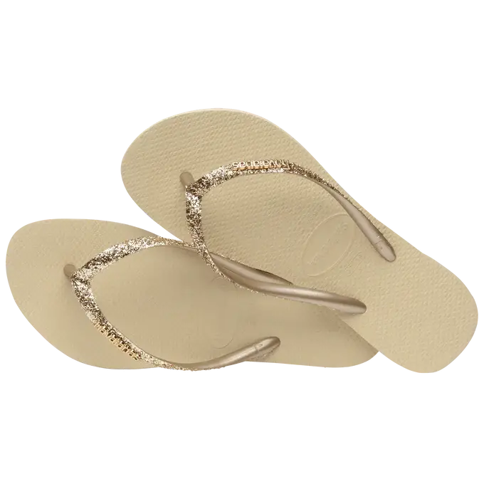 Havaianas Slim Glitter Areia - Acessorio de Moda - Estilo