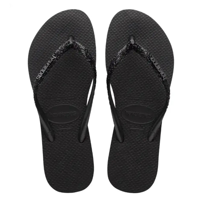 Havaianas Slim Glitter Preta - Acessorio de Moda - Estilo