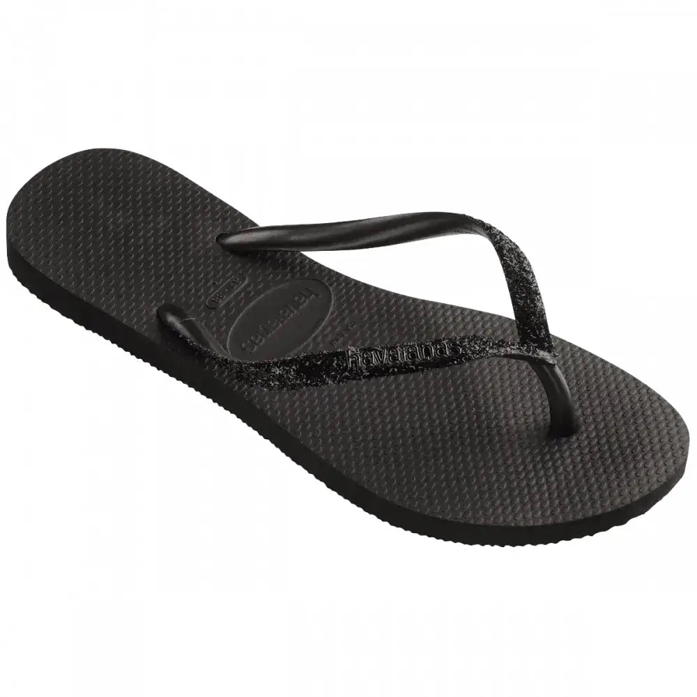 Havaianas Slim Glitter Preta - Acessorio de Moda - Estilo