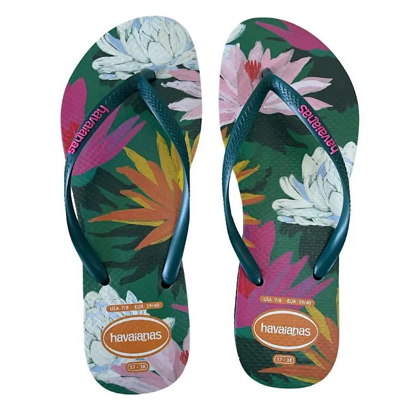 Havaianas Slim Summer Bliss Verde - Acessorio de Moda